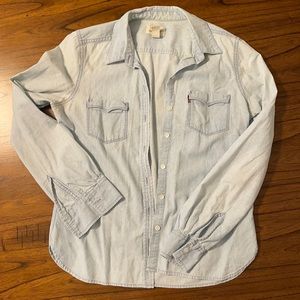 Levi Denim Button Down Shirt